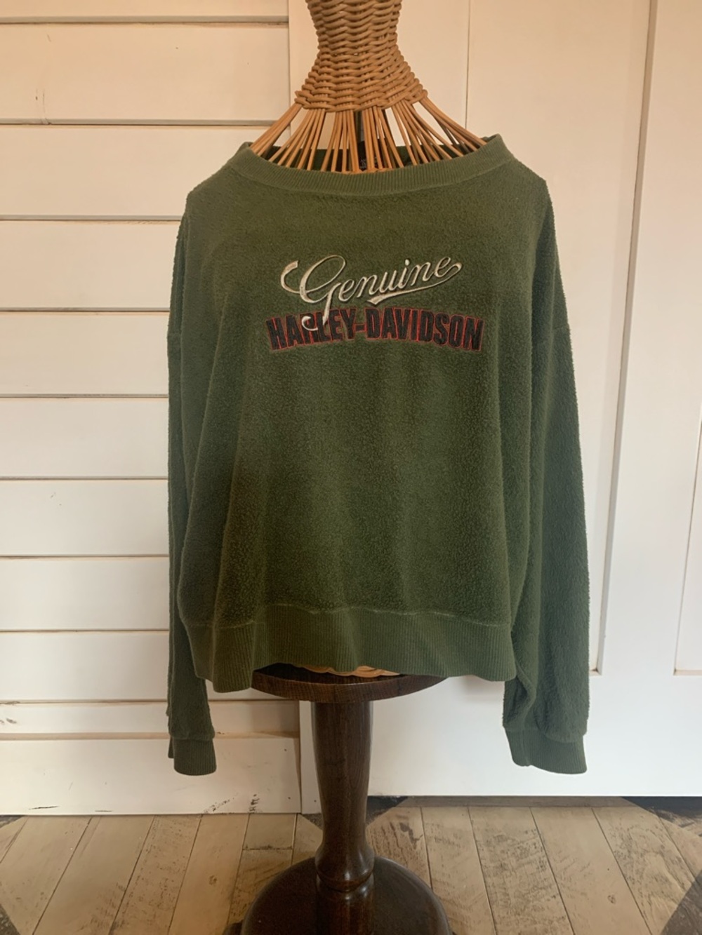 HARLEY-DAVIDSON FLEECE CROPPED SWEATSHIRT